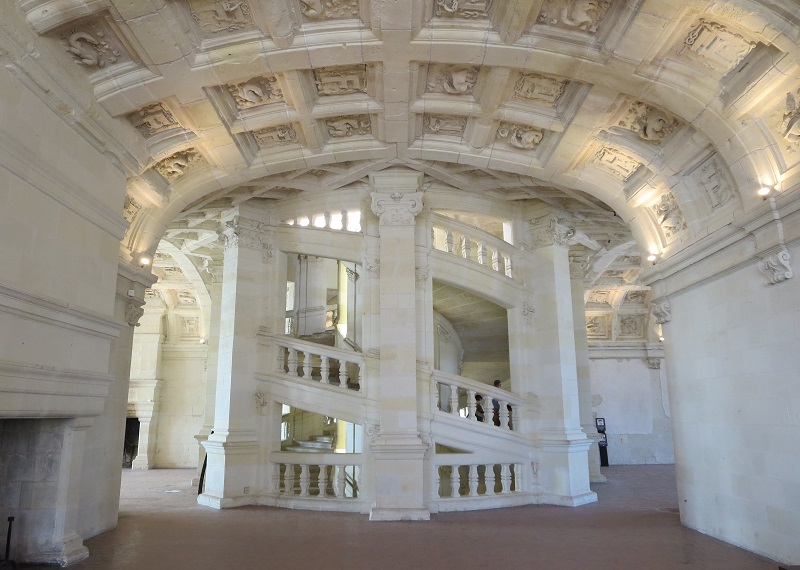 Escalier du château de Chambord